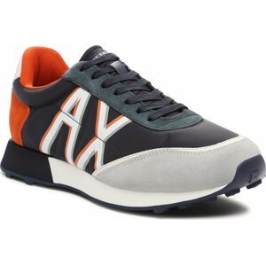 Sneakersy Armani Exchange XUX157 XV588 T077 Navy+Slate+Orange