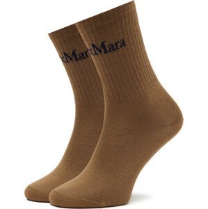 Dámské klasické ponožky Max Mara Leisure Comodo 2335560136600 Camel