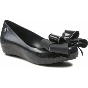 Baleríny Melissa Ultragirl Sweet Xxi Ad 33551 Black Glitter AG714