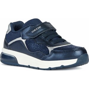 Sneakersy Geox J Spaceclub Girl J368VE 0AJAU C0673 S Navy/Silver