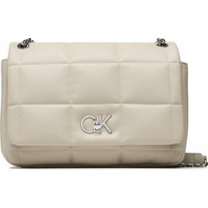 Kabelka Calvin Klein Re-Lock Quilt Shoulder Bag K60K610454 PEA