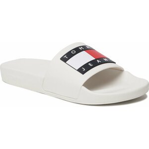 Nazouváky Tommy Jeans Pool Slide Ess EM0EM01191 Ecru