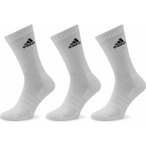 Klasické ponožky Unisex adidas Cushioned Crew Socks 3 Pairs HT3446 White/Black