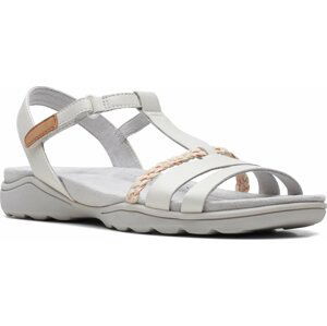 Sandály Clarks Amanda Tealite 26171126 White Leather