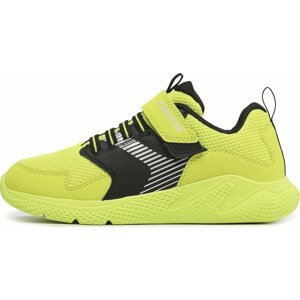 Sneakersy Geox J Sprintye Boy J26GBA0CE14C3707 D Lime/Black