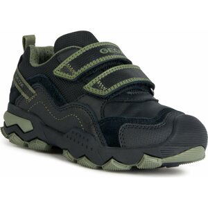 Polobotky Geox J Buller Boy J159VA 046FU C0033 S Black/Military