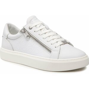 Sneakersy Calvin Klein Low Top Lace Up HM0HM00813 White Mono 0LB