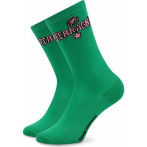 Dámské klasické ponožky Chiara Ferragni 74SB0J04 Bright Green