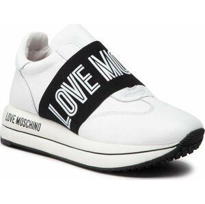 Sneakersy LOVE MOSCHINO JA15394G1FIE0 Bianco