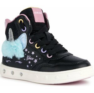 Sneakersy Geox J Skylin Girl J368WC 054AS C9240 S Black/Multicolor