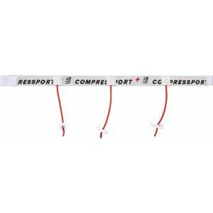 Sportovní opasek Compressport Race Belt CU00013B White 001