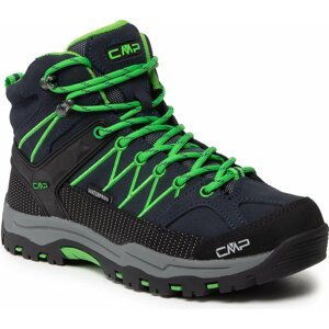 Trekingová obuv CMP Kids Rigek Mid Trekking Shoe Wp 3Q12944J B.Blue/Gecko K1AK