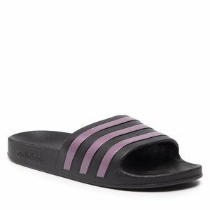 Nazouváky adidas adilette Aqua GX4279 Core Black / Matt Purple Met. / Core Black