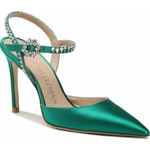 Sandály Stuart Weitzman Gmcut 100 Ankstrp Pm SD154 Kelly Green