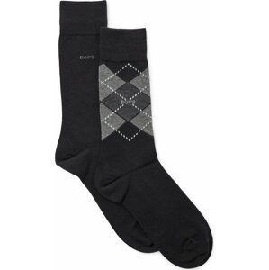 Pánské klasické ponožky Boss 50495936 Black 001