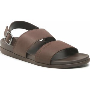 Sandály Tommy Hilfiger Premium Leather Sandal FM0FM04461 Dark Chestnut GT8