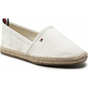 Espadrilky Tommy Hilfiger Basic Tommy Flat Espadrille FW0FW06497 Ivory YBI