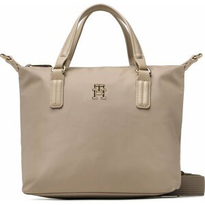 Kabelka Tommy Hilfiger Poppy Small Tote AW0AW14476 Béžová