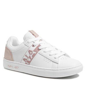 Sneakersy Napapijri Willow NP0A4FKT White/Pink 02U1