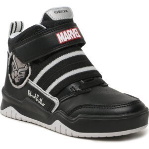 Sneakersy Geox MARVEL J Perth Boy J367RD 05411 C0039 M Black/Silver