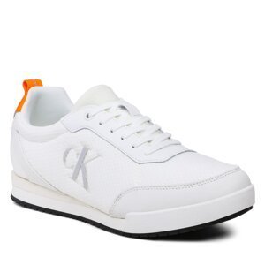 Sneakersy Calvin Klein Jeans Low Profile Oversized Mesh YM0YM00623 White/Creamy White 0K6