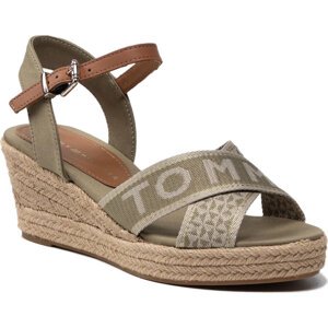 Espadrilky Tommy Hilfiger Tommy Webbing Low Wedge Sandal FW0FW06297 Woodridge GXR