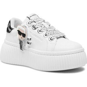 Sneakersy KARL LAGERFELD KL42376N White Lthr