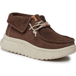 Polobotky Hey Dude Wendy Peak Fold Boot Suede 40256-204 Cocoa