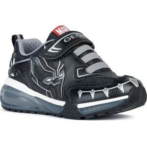 Sneakersy Geox MARVEL J Bayonyc Boy J36FEB 0FU50 C0039 S Black/Silver