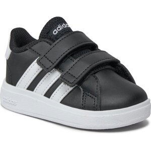 Boty adidas Grand Court Lifestyle Hook and Loop Shoes GW6523 Black