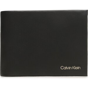 Velká pánská peněženka Calvin Klein Ck Concise Bifold 5Cc W/Coin L K50K510599 BAX