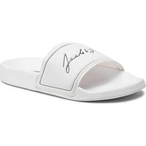 Nazouváky Jack&Jones Jfwgary Pool Slider 12192856 Bright White