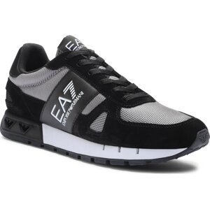 Sneakersy EA7 Emporio Armani X8X151 XK354 S975 Black/Grey Flannel