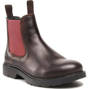 Kotníková obuv s elastickým prvkem Lumberjack Charlie SM97913-001-B01 Dk Brown/Brown M0520