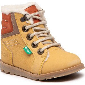 Kozačky Kickers Nonotain 909850-10 M Jaune Camel 73