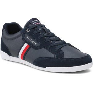 Sneakersy Tommy Hilfiger Corporate Mix Leather Cupsole FM0FM04015 Desert Sky DW5