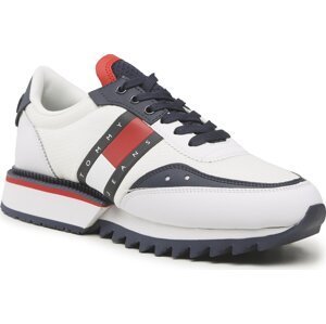 Sneakersy Tommy Jeans Treck Cleated EM0EM01137 White YBR