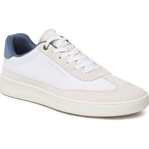Sneakersy Tommy Hilfiger Court Sneaker Mix Cup FM0FM04484 White YBS