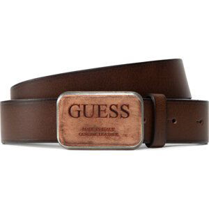 Pánský pásek Guess Adjustable Belt BM7556 LEA30 BRO