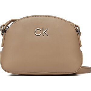 Kabelka Calvin Klein Re-Lock Seasonal Crossbody Sm K60K611445 Silver Mink PFA