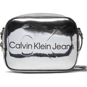 Kabelka Calvin Klein Jeans Sculpted Camera Bag18 Mono S K60K611858 Silver 0IM