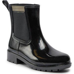 Holínky Tommy Hilfiger Essential Tommy Rainboot FW0FW07760 Black BDS