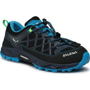 Trekingová obuv Salewa Jr Wildfire 64007-3847 Ombre Blue/Fluo Green