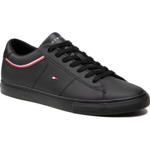Sneakersy Tommy Hilfiger Essential Leather Sneaker Detail FM0FM03887 Black BDS