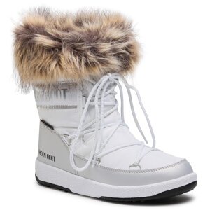 Sněhule Moon Boot Mb Jr Girl Monaco Low Wp 34052400001 D White/Silver