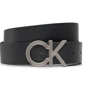Pánský pásek Calvin Klein Adj Ck Metal Diagonal K50K510926 Ck Black BAX