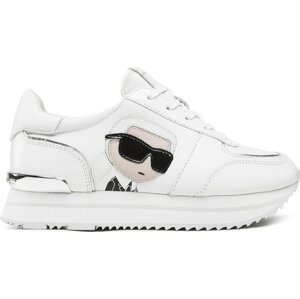 Sneakersy KARL LAGERFELD KL61930N White Lthr/Suede