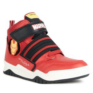 Sneakersy Geox MARVEL J Perth Boy J367RD 05411 C0020 S Red/Black