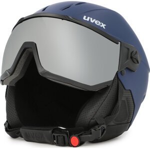 Lyžařská helma Uvex Instinct visor 5662601009 Navy Mat