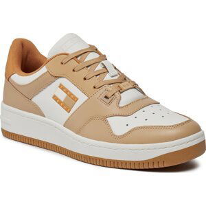 Sneakersy Tommy Jeans Tjm Retro Basket Tonal Logo EM0EM01347 Tawny Sand AB0